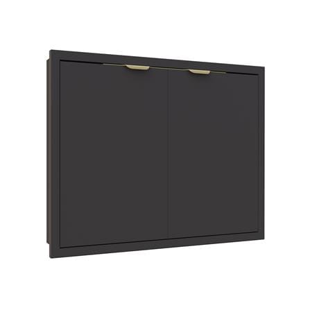 บานซิงค์คู่ MJ GLITTER 86x66 ซม. สี GREY GRAPHITE_1