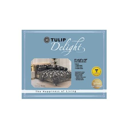 ชุดผ้าปูที่นอน 5 ฟุต (ชุด 5 ชิ้น) TULIP DELIGHT 60013-DL131_3