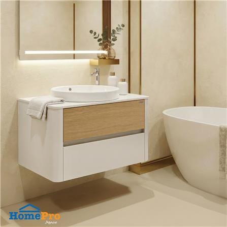 อ่างเคาน์เตอร์ MOYA VC-2520 70 ซม. สีขาว-โอ๊ค_3
