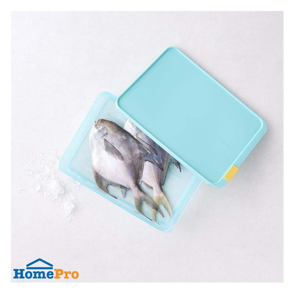 กล่องอาหาร 2.2 ลิตร LOCKNLOCK FREEZER FIT สีฟ้า