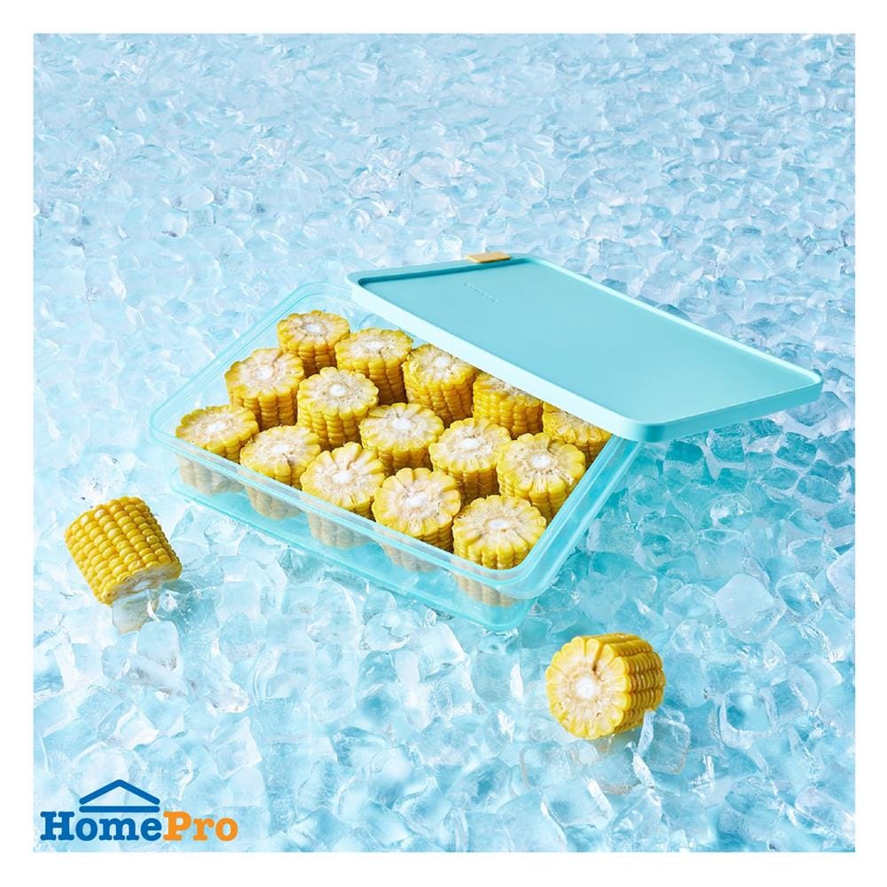 กล่องอาหาร 2.2 ลิตร LOCKNLOCK FREEZER FIT สีฟ้า