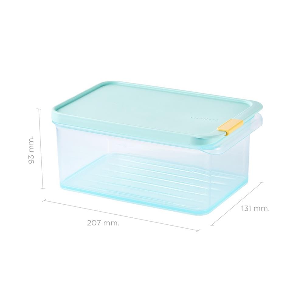 กล่องอาหาร 1.65 ลิตร LOCKNLOCK FREEZER FIT สีฟ้า
