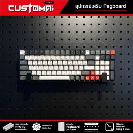 ตะขอแขวนเหล็กตัว L CUSTOMAI สีดำ (1 คู่)_7