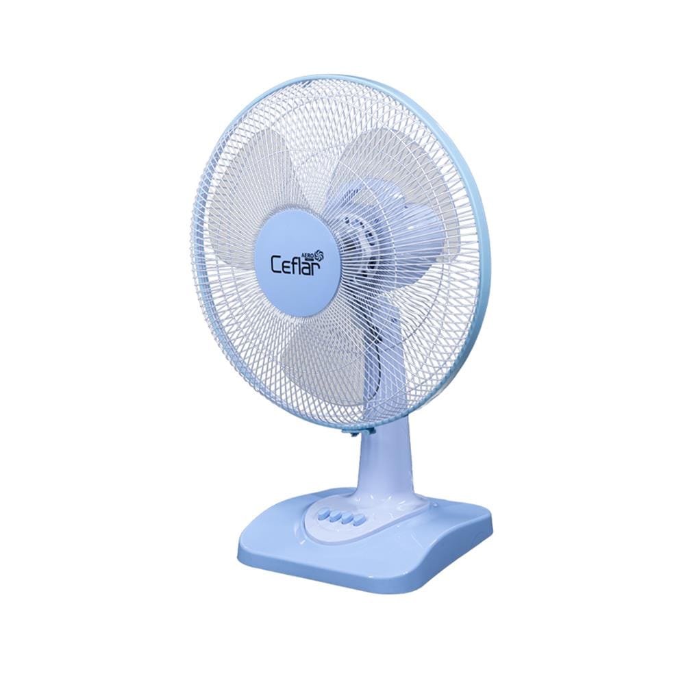 พัดลมตั้งโต๊ะ 16 นิ้ว CEFLAR FB-1602 สีฟ้าอ่อน