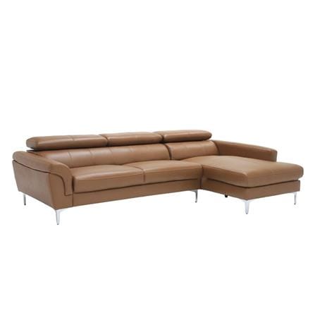 โซฟาเข้ามุมขวา SB FURNITURE GEEZER 19216829 สีน้ำตาล_1