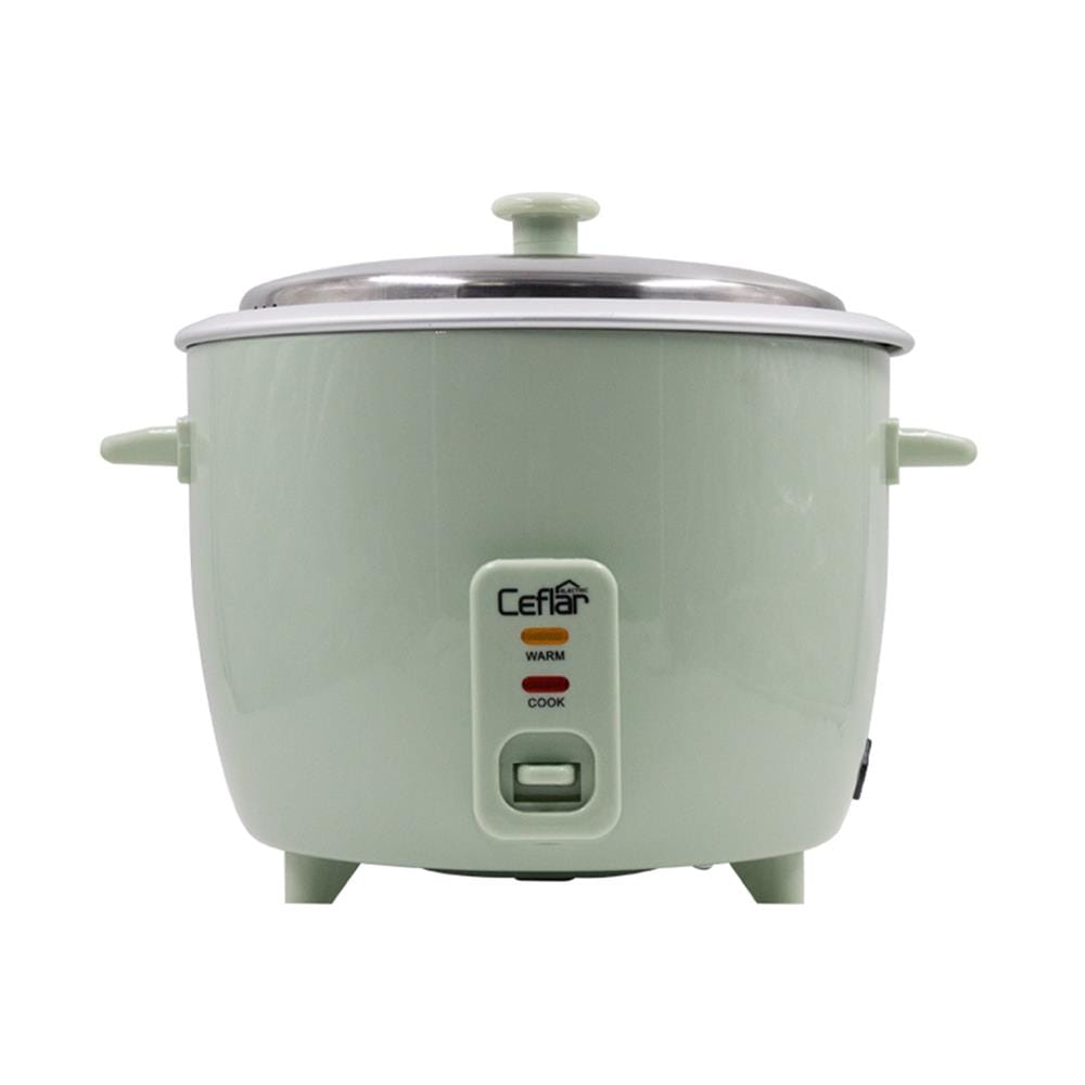หม้อหุงข้าวธรรมดา CEFLAR CR-185 1.8 ลิตร สีเขียว