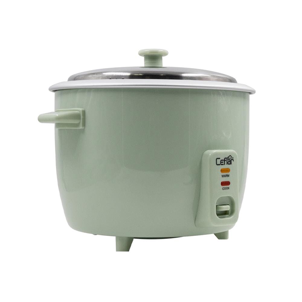 หม้อหุงข้าวธรรมดา CEFLAR CR-185 1.8 ลิตร สีเขียว