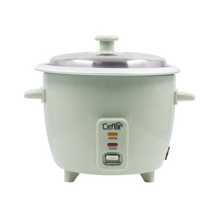 หม้อหุงข้าวธรรมดา CEFLAR CR-100 DELUXE 1 ลิตร สีเขียว_0