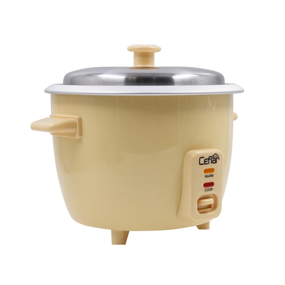 หม้อหุงข้าวธรรมดา CEFLAR CR-100 DELUXE 1 ลิตร สีเหลือง