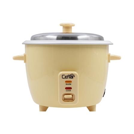 หม้อหุงข้าวธรรมดา CEFLAR CR-100 DELUXE 1 ลิตร สีเหลือง_0