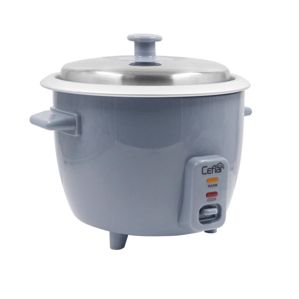 หม้อหุงข้าวธรรมดา CEFLAR CR-100 DELUXE 1 ลิตร สีฟ้า