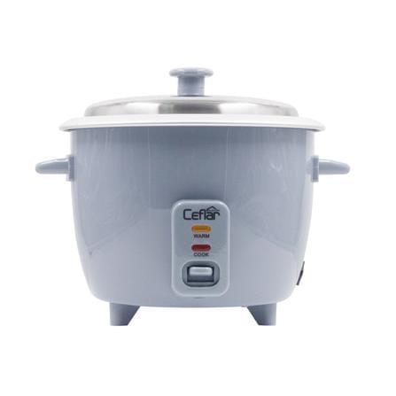 หม้อหุงข้าวธรรมดา CEFLAR CR-100 DELUXE 1 ลิตร สีฟ้า_0