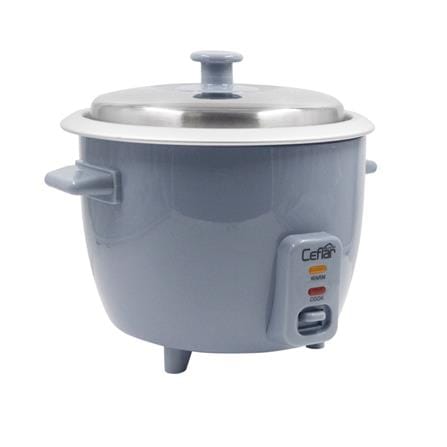 หม้อหุงข้าวธรรมดา CEFLAR CR-100 DELUXE 1 ลิตร สีฟ้า_1