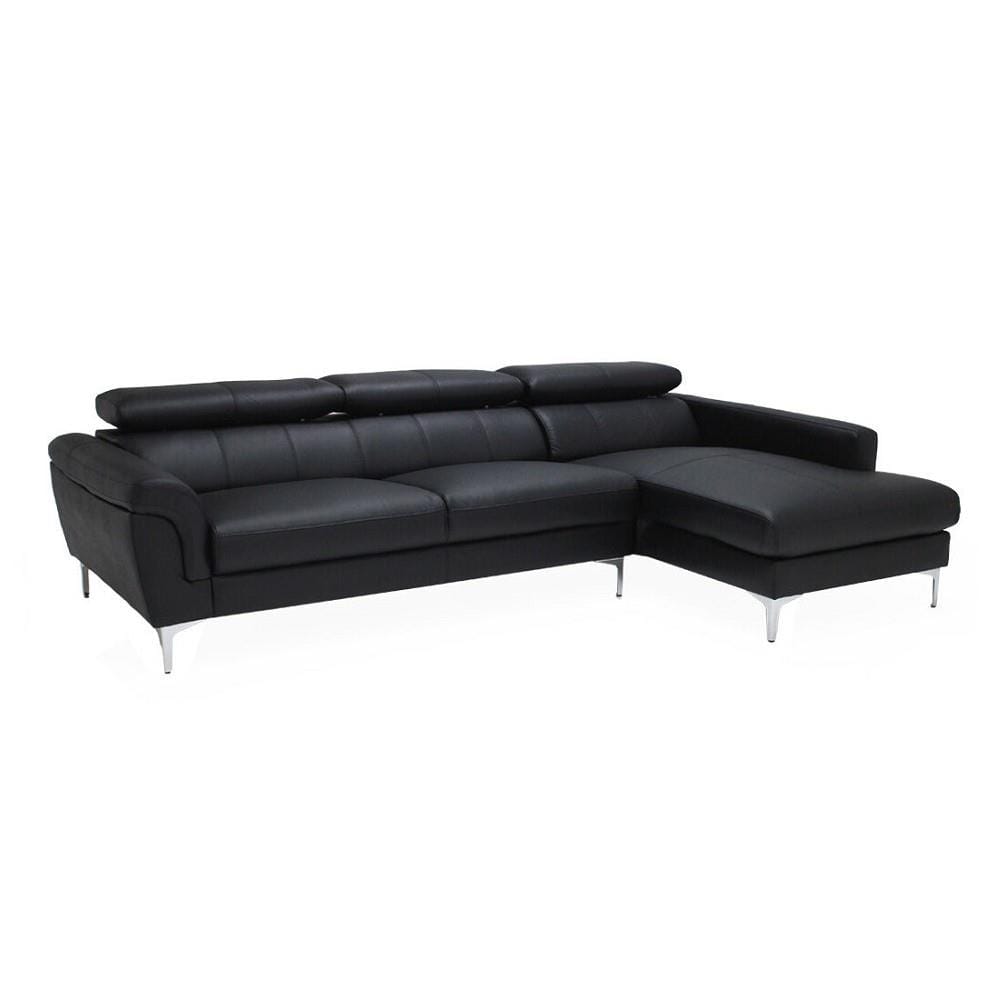 โซฟาเข้ามุมขวา SB FURNITURE GEEZER 19216825 สีดำ