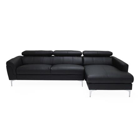 โซฟาเข้ามุมขวา SB FURNITURE GEEZER 19216825 สีดำ_0