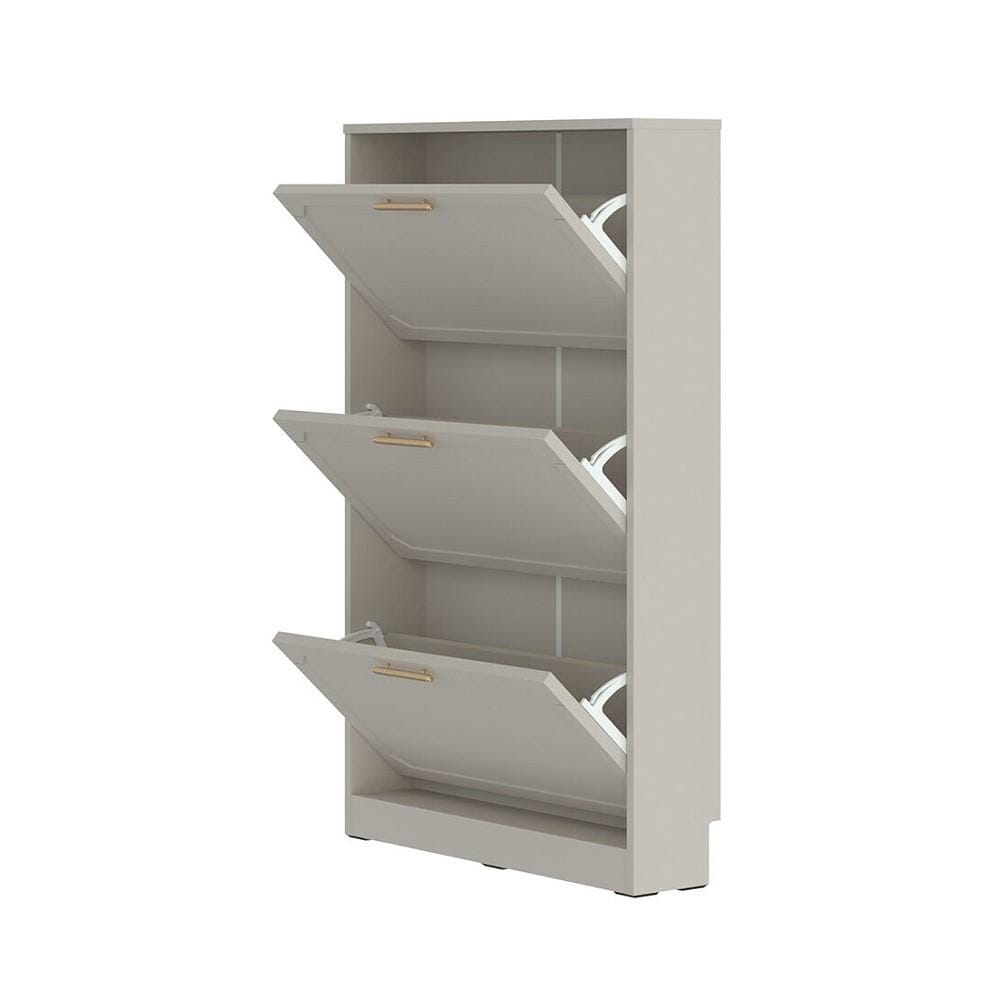 ตู้วางรองเท้า SB FURNITURE QUISTA 19242244 76 ซม. สีเทาอ่อน