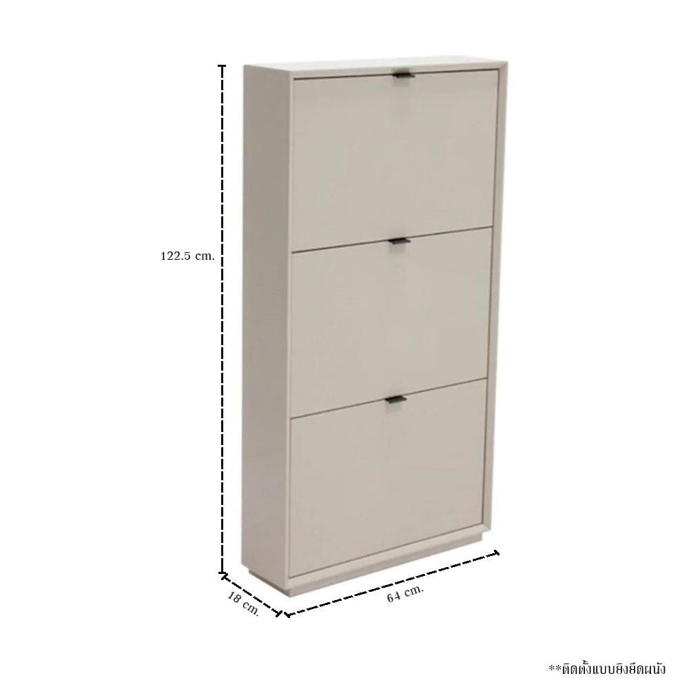 ตู้วางรองเท้า KONCEPT JOJA 19117830 64 ซม. สีน้ำตาล