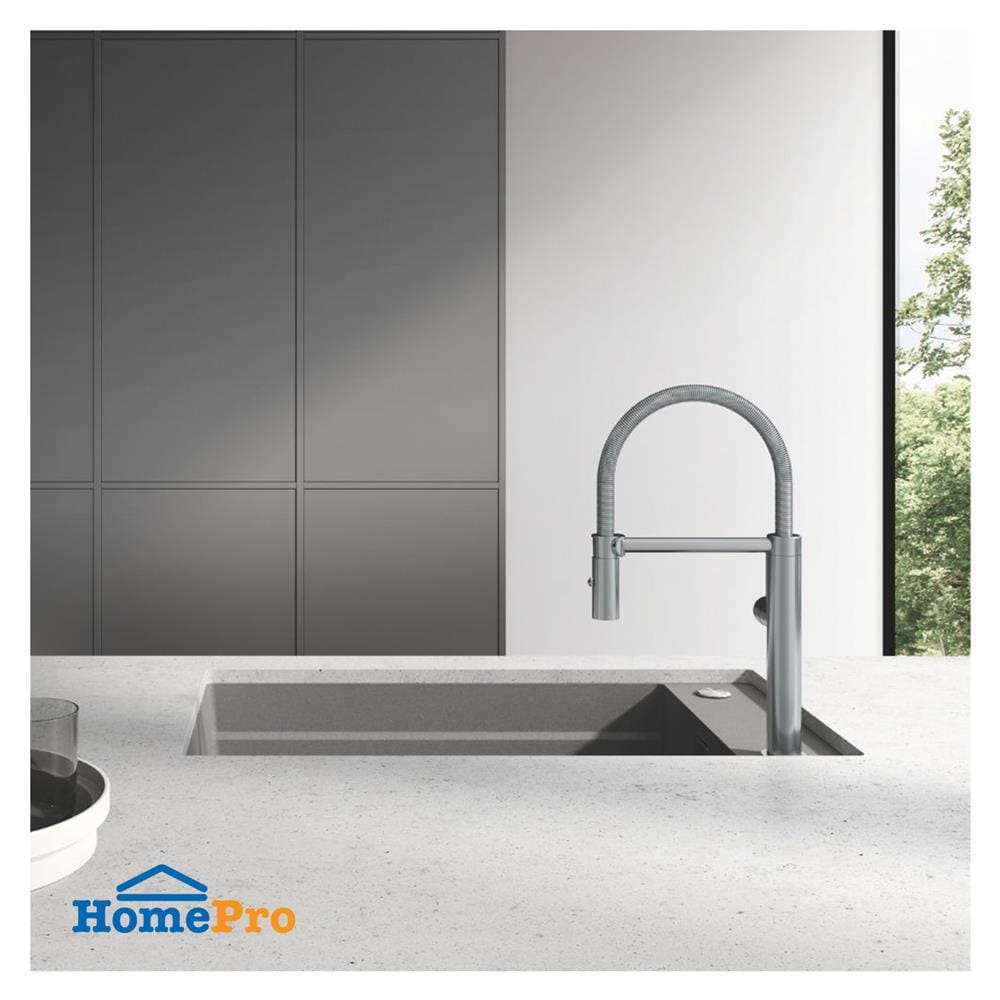 ซิงค์ฝัง 1 หลุม FRANKE KNG 110-62 STONE GREY 76 ซม. สีเทา