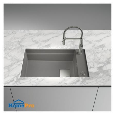 ซิงค์ฝัง 1 หลุม FRANKE KNG 110-62 STONE GREY 76 ซม. สีเทา_2