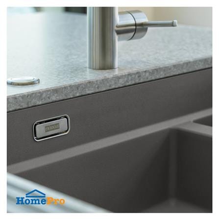 ซิงค์ฝัง 2 หลุม FRANKE KNG 120 STONE GREY 76 ซม. สีเทา_3