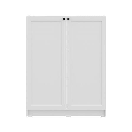 ตู้เตี้ยบานเปิด SB FURNITURE TRIXX 19247530 80 ซม. สีขาว_1