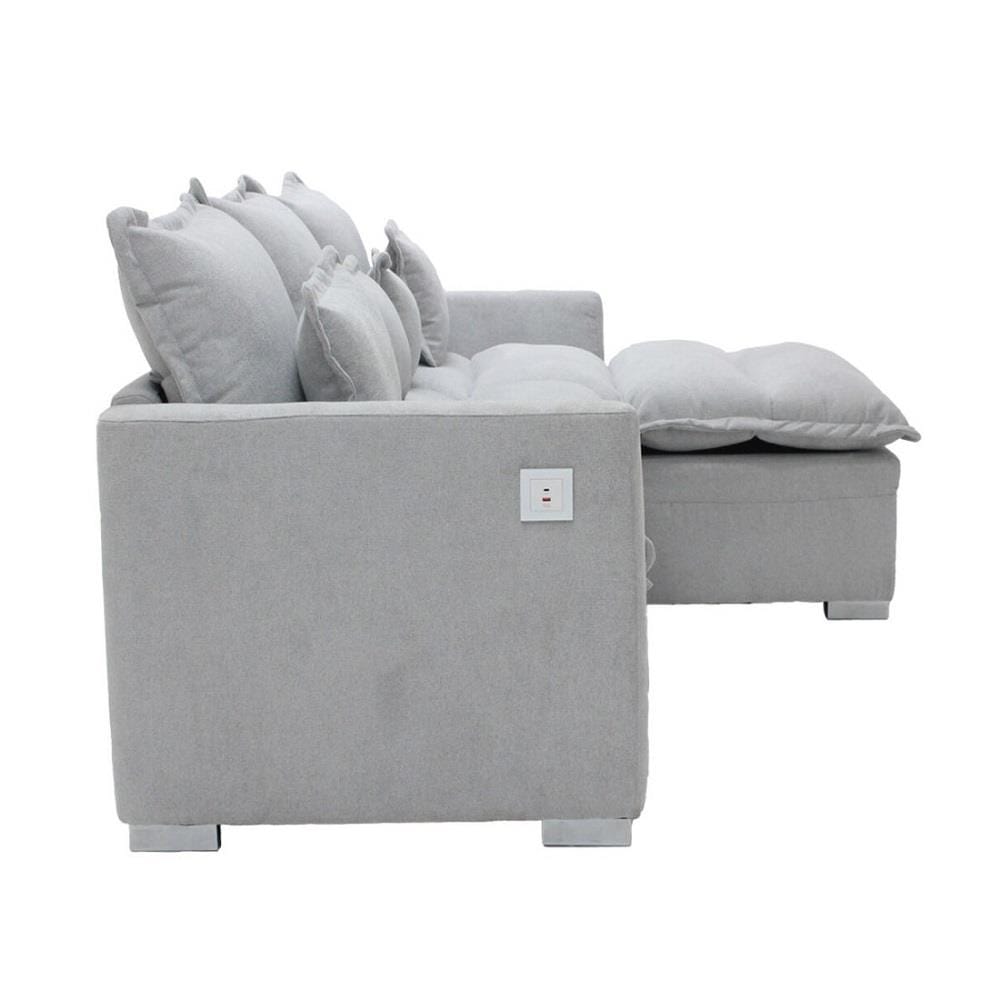 โซฟาเข้ามุมขวา SB FURNITURE TALIA PLUS 19236411 สีเทา