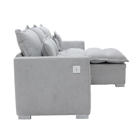 โซฟาเข้ามุมขวา SB FURNITURE TALIA PLUS 19236411 สีเทา_4