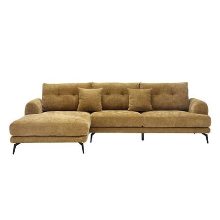 โซฟาเข้ามุมซ้าย SB FURNITURE CHALMA 19243067 สีน้ำตาลอ่อน_0