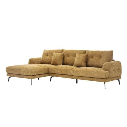 โซฟาเข้ามุมซ้าย SB FURNITURE CHALMA 19243067 สีน้ำตาลอ่อน_1
