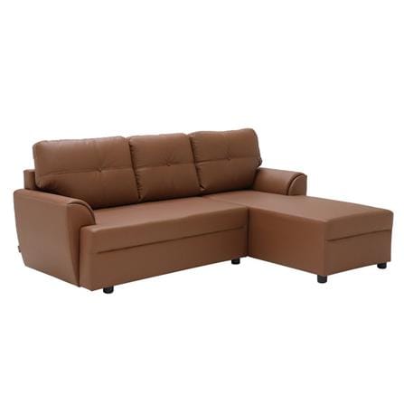 โซฟาเข้ามุมขวา KONCEPT RIOWA 19229207 สีน้ำตาลอ่อน_1