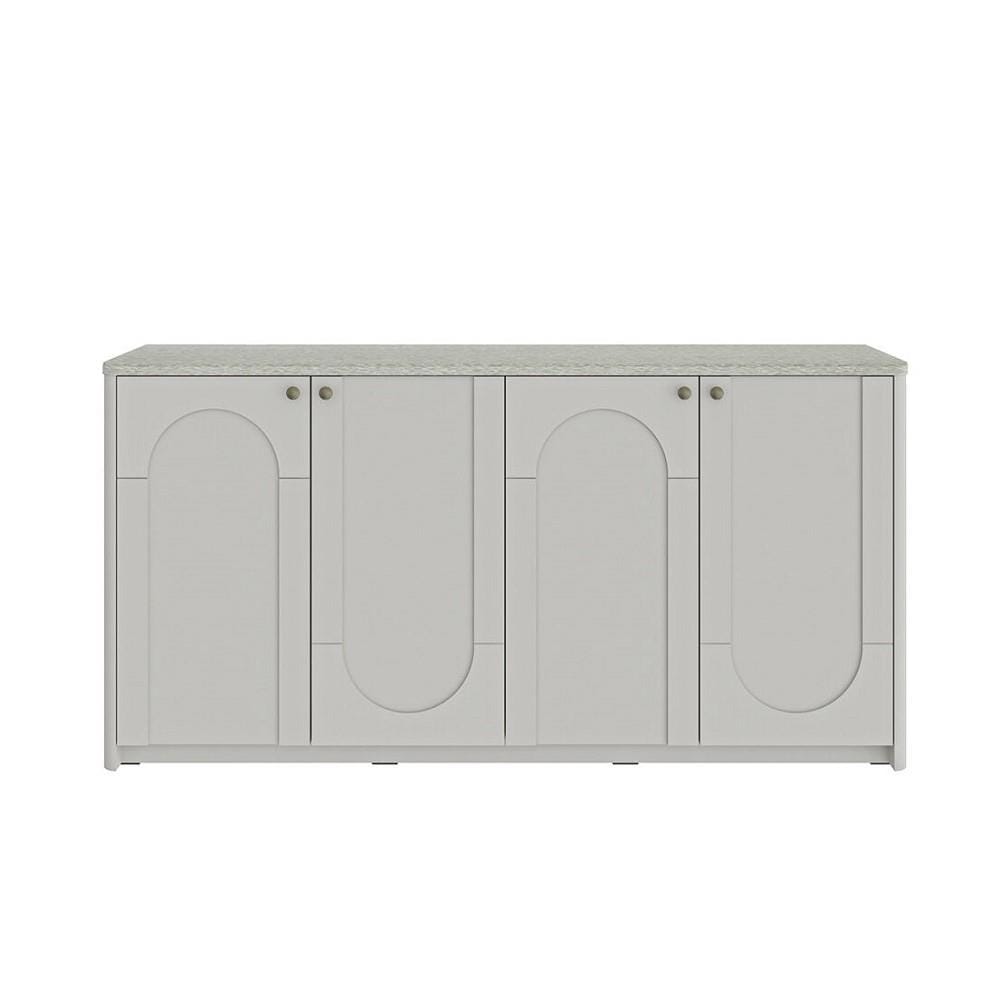 ตู้เตี้ย SB FURNITURE CLOUDIA 19243101 160 ซม. สีเทาอ่อน