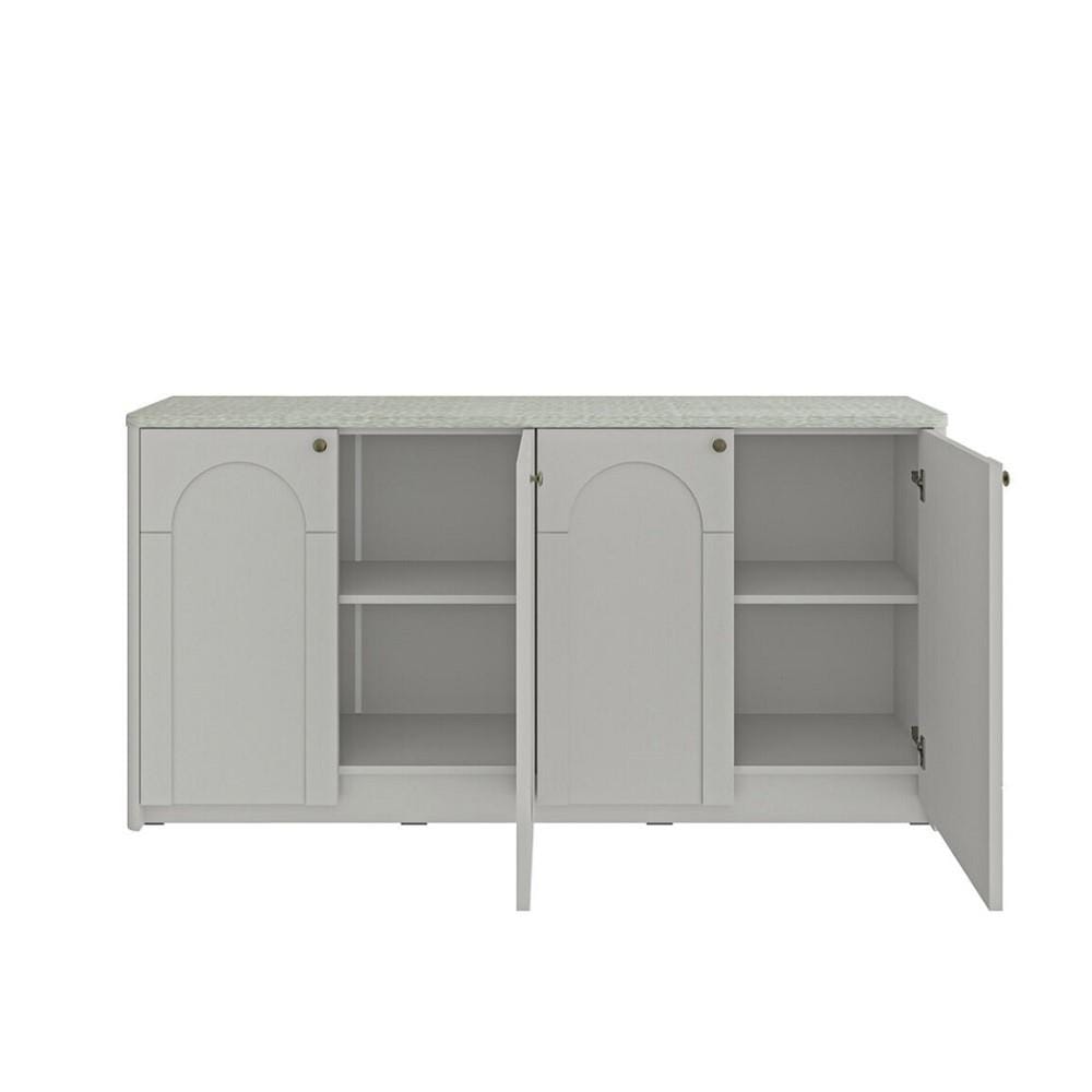 ตู้เตี้ย SB FURNITURE CLOUDIA 19243101 160 ซม. สีเทาอ่อน