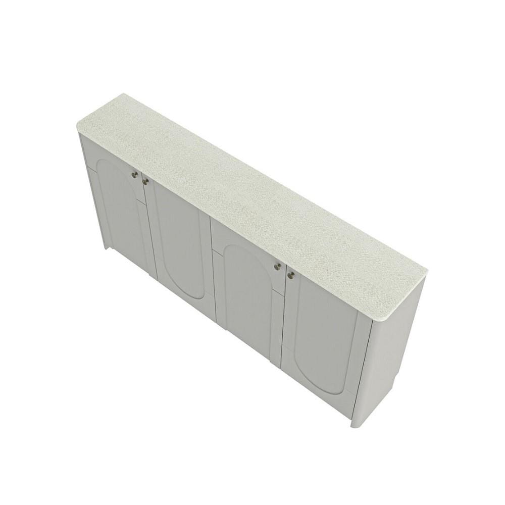 ตู้เตี้ย SB FURNITURE CLOUDIA 19243101 160 ซม. สีเทาอ่อน