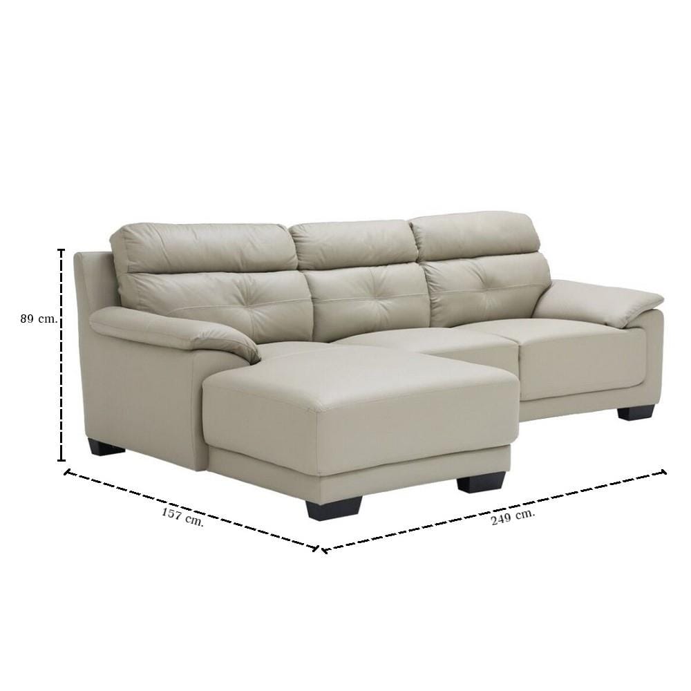 โซฟาเข้ามุมซ้าย SB FURNITURE GAMUTA 19243230 สีเทา