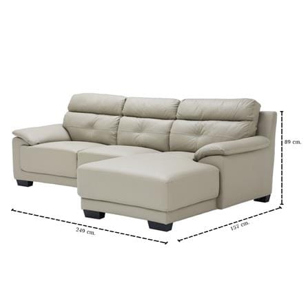 โซฟาเข้ามุมขวา SB FURNITURE GAMUTA 19243229 สีเทา_4