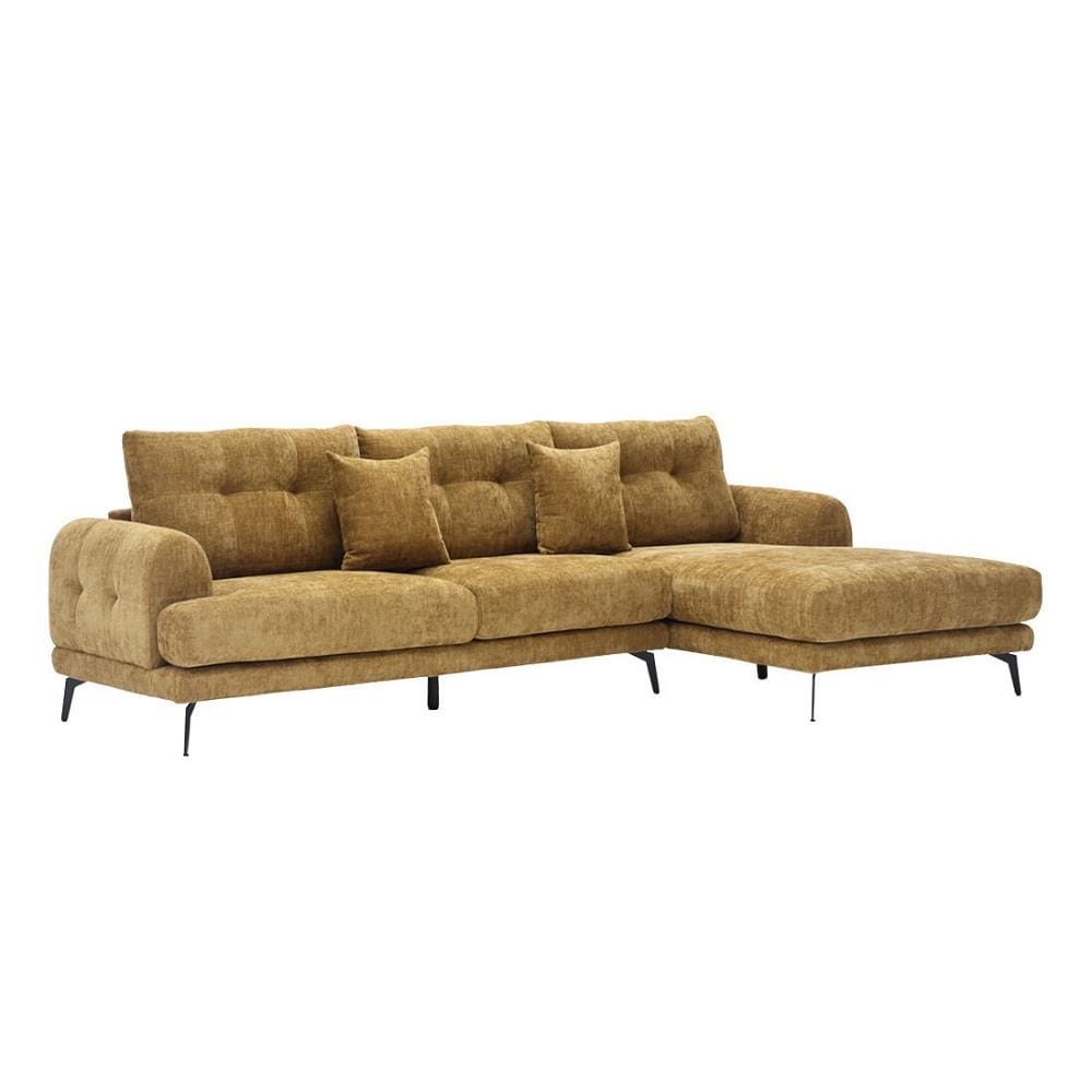 โซฟาเข้ามุมขวา SB FURNITURE CHALMA 19243068 สีน้ำตาลอ่อน