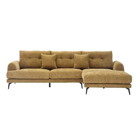 โซฟาเข้ามุมขวา SB FURNITURE CHALMA 19243068 สีน้ำตาลอ่อน_0