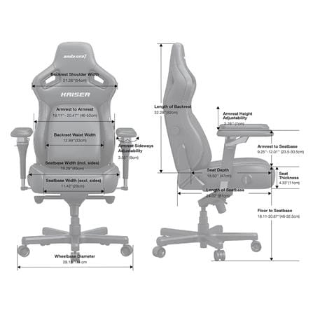เก้าอี้เกมมิ่ง ANDA SEAT KAISER 4 6D L PVC สีขาว_4