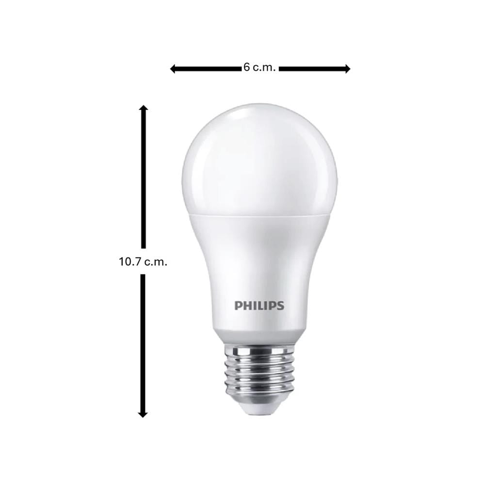 หลอด LED PHILIPS ESSENTIAL 13 วัตต์ DAYLIGHT E27 (แพ็ก 6 ชิ้น)