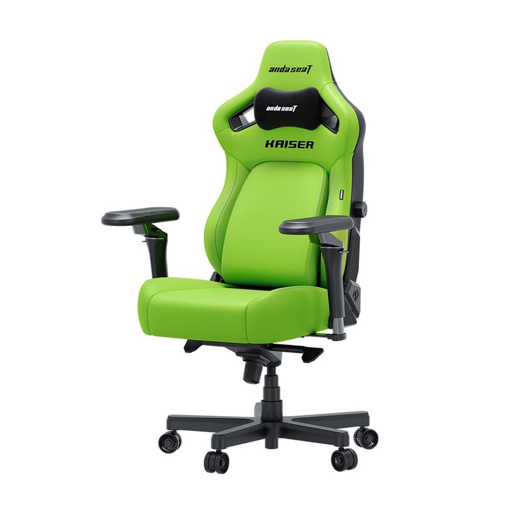 เก้าอี้เกมมิ่ง ANDA SEAT KAISER 4 6D L PVC สีเขียว