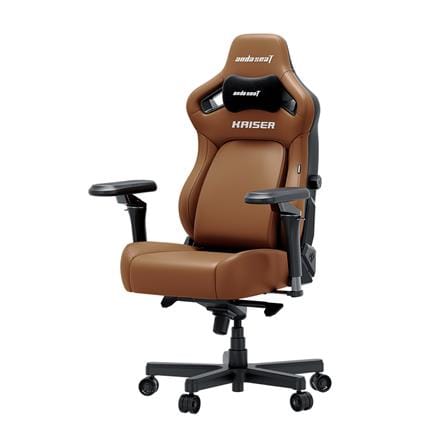 เก้าอี้เกมมิ่ง ANDA SEAT KAISER 4 6D L PVC สีน้ำตาล_0