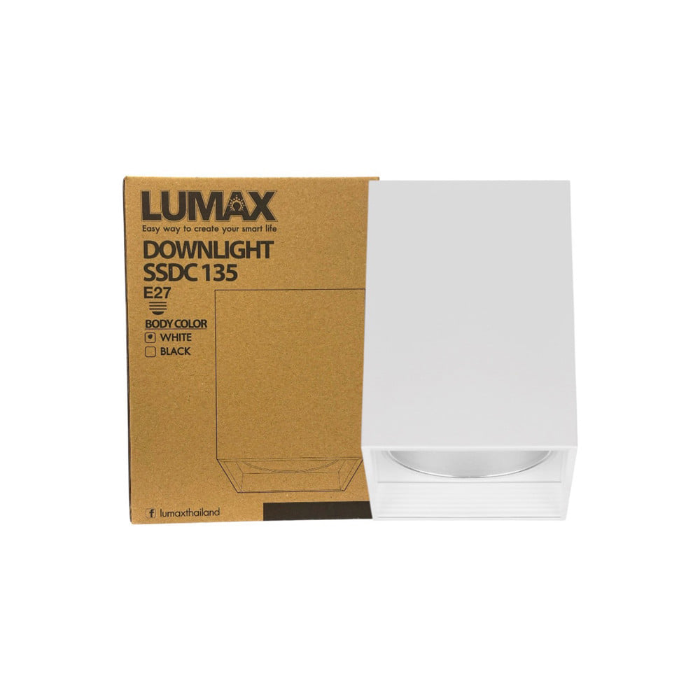 ดาวน์ไลท์ LUMAX 25-01928 5 นิ้ว สีขาว เหลี่ยม