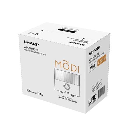 เครื่องทำน้ำร้อน SHARP WH-MMD16WH 6000 วัตต์ สีขาว_9