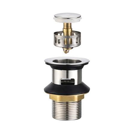 สะดืออ่างล้างหน้าแบบกด BEN K1111-K169 สีสเตนเลส_4