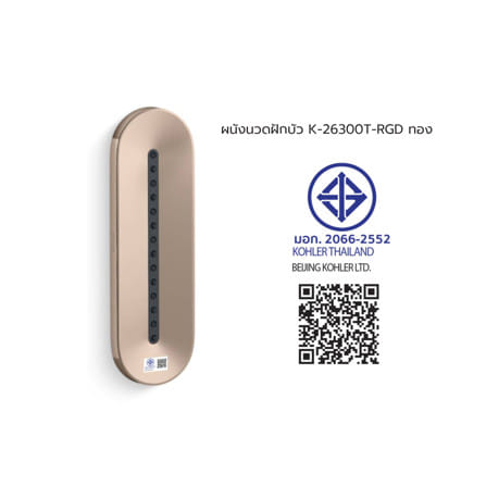 ผนังนวดฝักบัว KOHLER K-26300T-RGD สีทอง_3