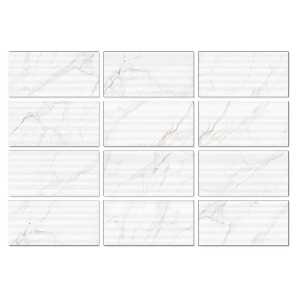 กระเบื้องพื้นพอร์ซเลน 30x60 ซม. CERGRES มีอาเวฟ ขาว A 1.44 ตร.ม.