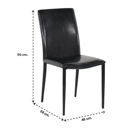 ชุดโต๊ะทานข้าว 4 ที่นั่ง SB FURNITURE MINIRA & ALADIN 59064061 สีดำ_11