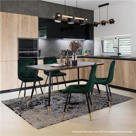 ชุดโต๊ะทานข้าว 4 ที่นั่ง SB FURNITURE TARISH 59022843 สีน้ำตาล_8