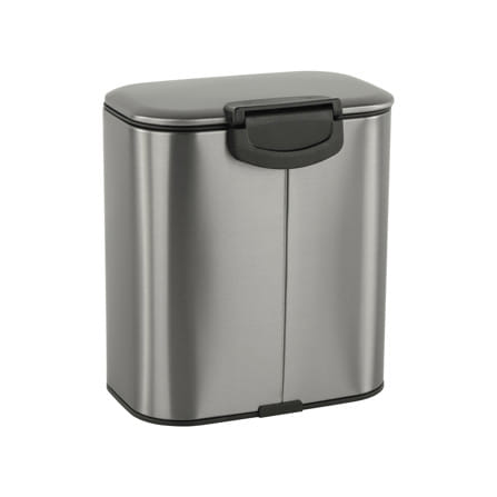 ถังขยะเหยียบเหลี่ยม ACCO MODIO 6 ลิตร สีเงิน_3