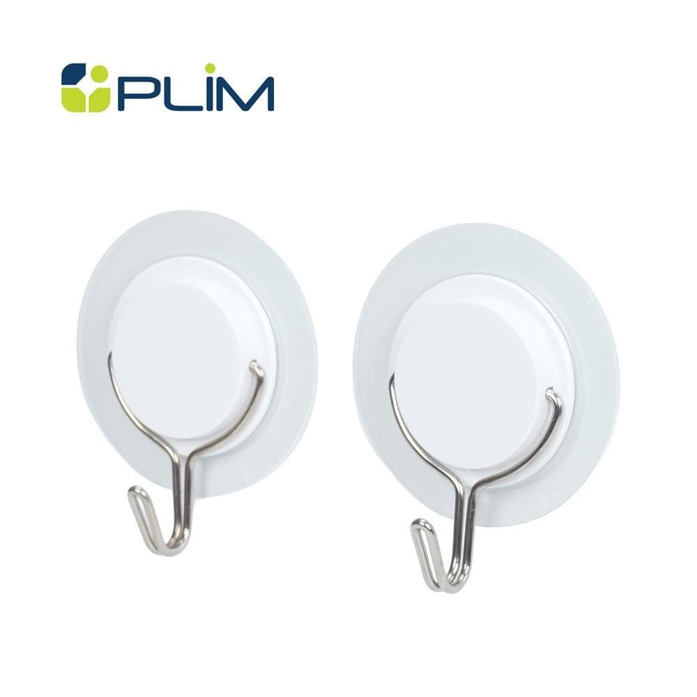 ขอแขวนกลมติดเทปกาว PLIM HTX-133 สีขาว (แพ็ก 2 ชิ้น)